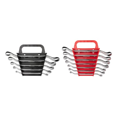 Tekton 45-Degree Offset Box End Wrench Set with Holder, 12-Piece (1/4-13/16 in., 6-19 mm) WBE91301